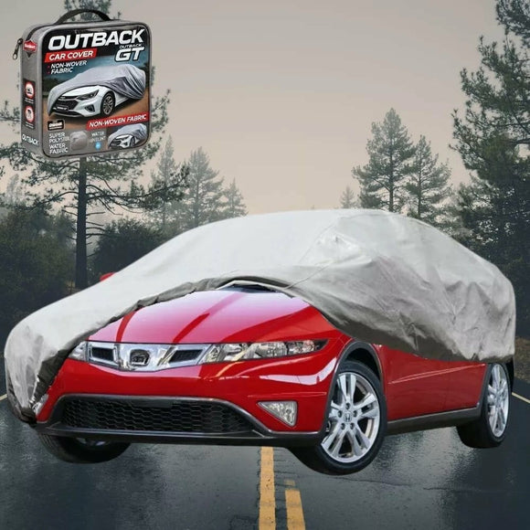 Silvershield Outdoor Car Cover for Honda Civic 2006 - 2012 Hatch(8th Gen) L - Grey