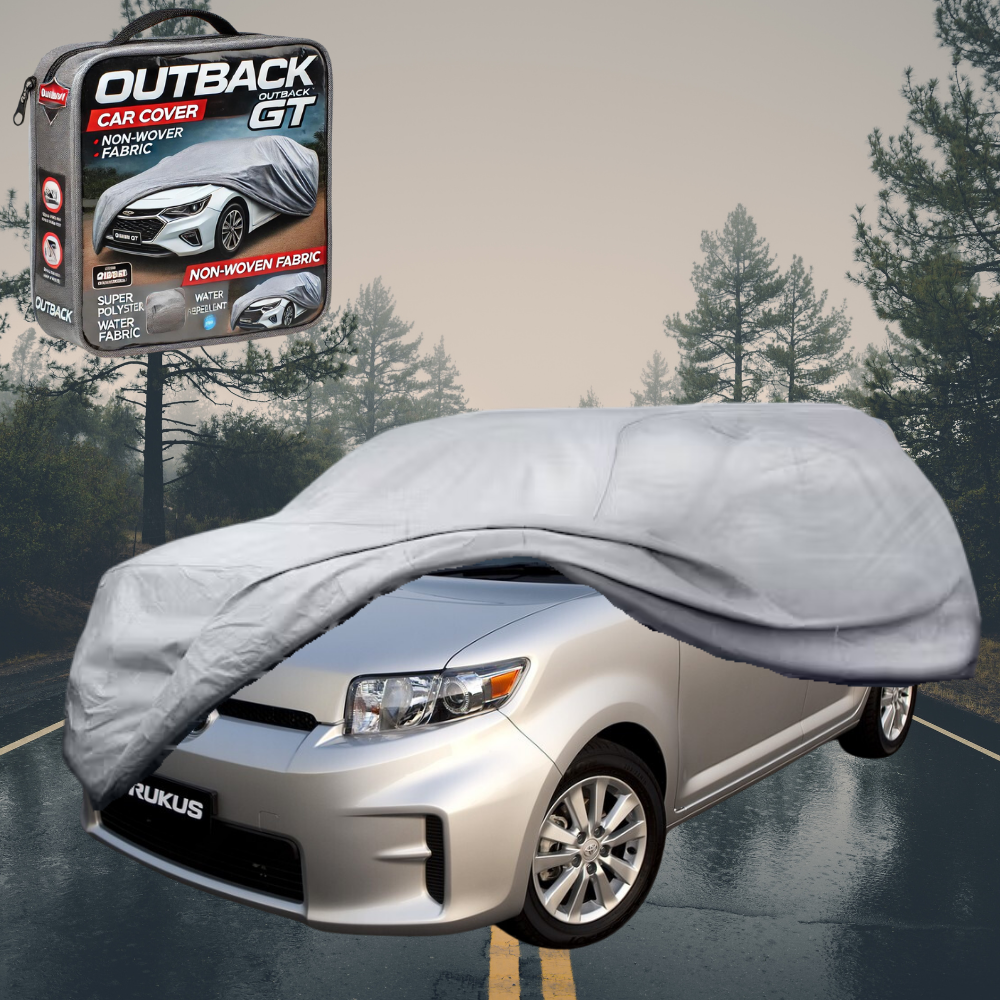 Silver Shield Outdoor Car Cover for Toyota Rukus 2010 - 2015 LC - Grey