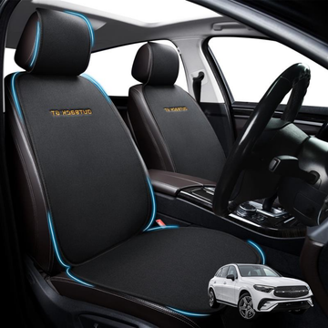 Car Front Sideless Seat Cushion for Mercedes-Benz GLC 2023 - Current (X254) - Pressure Relief - 27 x 26 x 10 cm