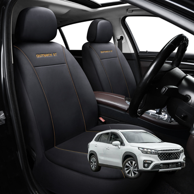 Car Front Seat Cover for Suzuki S-Cross 2014 - 2021 JY - Black - 27 x 26 x 10 cm