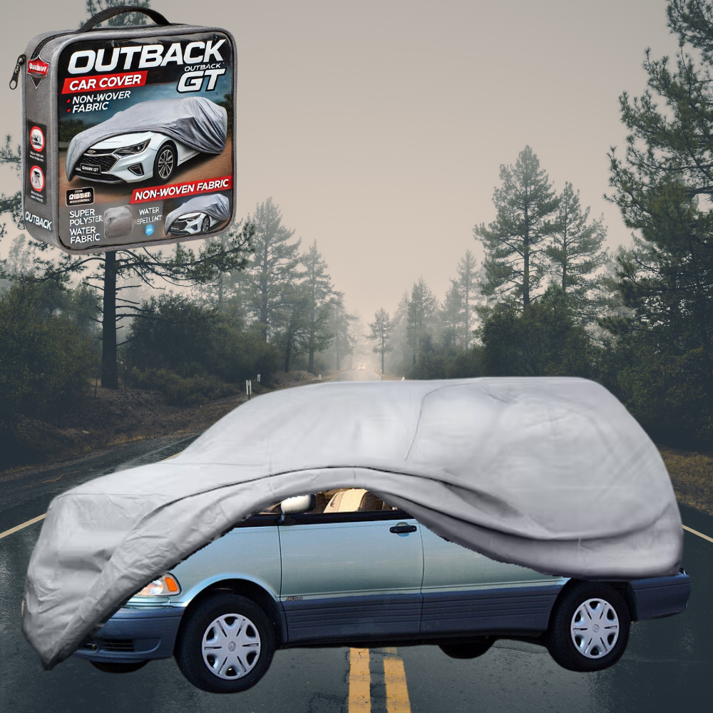 Silvershield Outdoor Car Cover for Toyota Tarago 1990 - 2000 (XR10) XL - Grey