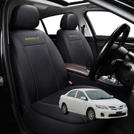 Car Front Seat Cover for Toyota Corolla 2007 - 2012 Hatch/Sedan (E140/150) - Black - 27 x 26 x 10 cm