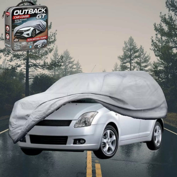 Silvershield Outdoor Car Cover for Suzuki Swift 2004 - 2010 (Auto) L - Grey