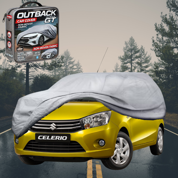 Silvershield Outdoor Car Cover for Suzuki Celerio 2014 - 2017 - L - Grey