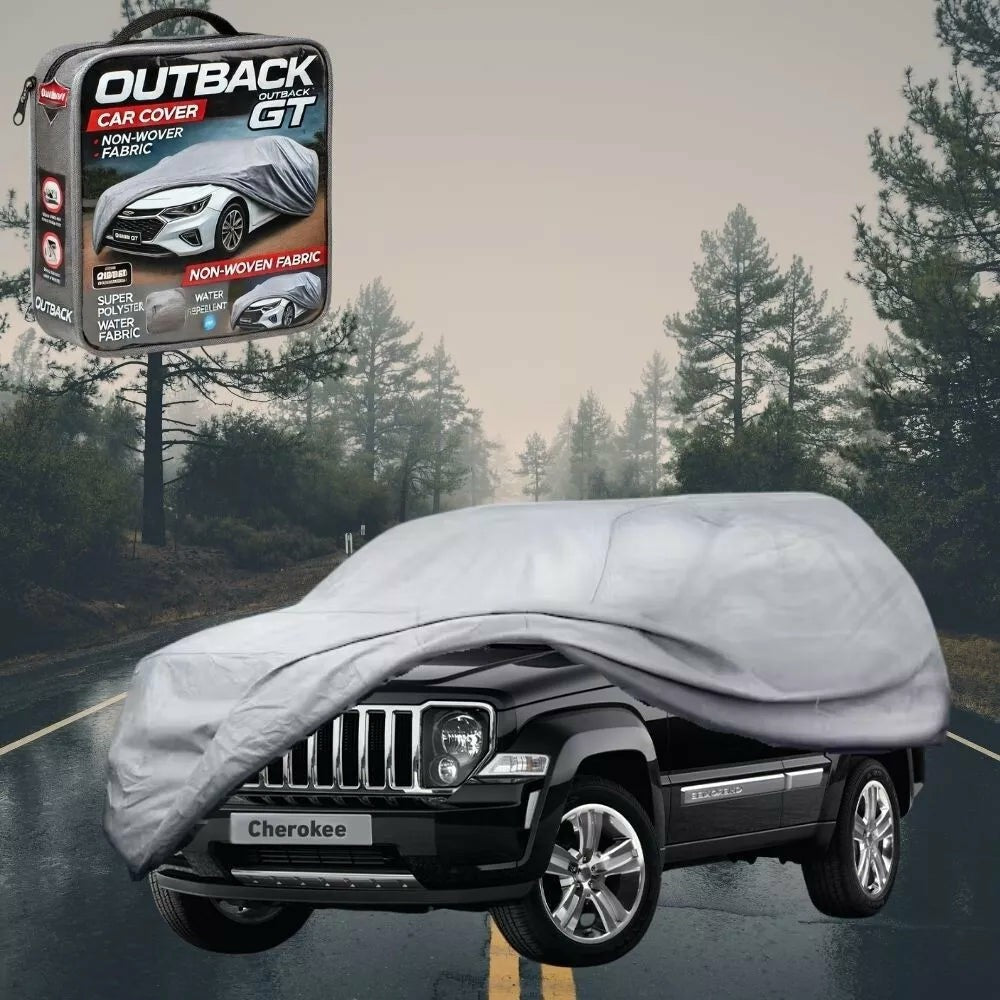 Silvershield Outdoor Car Cover for Jeep Cherokee 2008 - 2013 (KK) LC - Grey