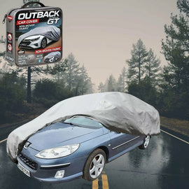 Silvershield Outdoor Car Cover for Peugeot 407 2004 - 2010 Hatch XXL - Grey