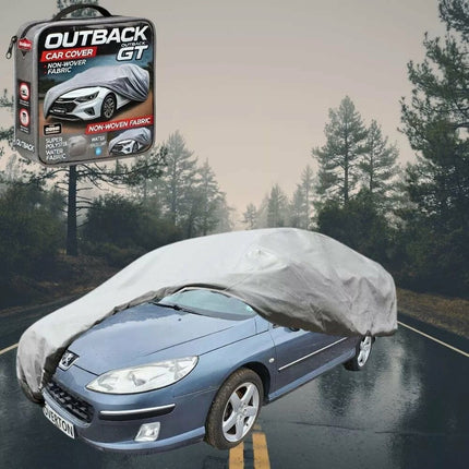 Silvershield Outdoor Car Cover for Peugeot 407 2004 - 2010 Hatch XXL - Grey
