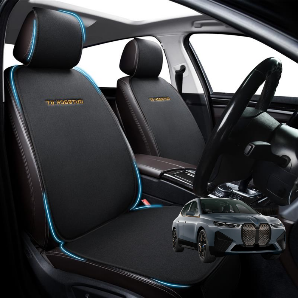 Car Front Seat Cushion Pad for BMW iX 2022 - Current (I20) - Pressure Relief - 27 x 26 x 10 cm