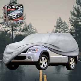 Silvershield Outdoor Car Cover for Suzuki Grand Vitara 2005 - 2015 (5-Door) SQ, JT L - Grey