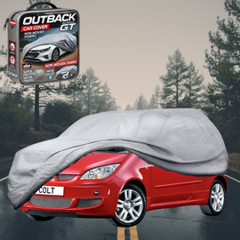 Silvershield Outdoor Car Cover for Mitsubishi Colt 2004 - 2012 LC - Grey