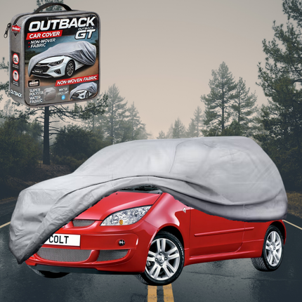 Silvershield Outdoor Car Cover for Mitsubishi Colt 2004 - 2012 LC - Grey