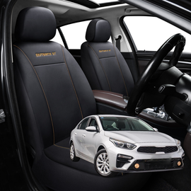 Car Front Seat Cover for Kia Cerato 2018 - Current (BD) - Black - 27 x 26 x 10 cm