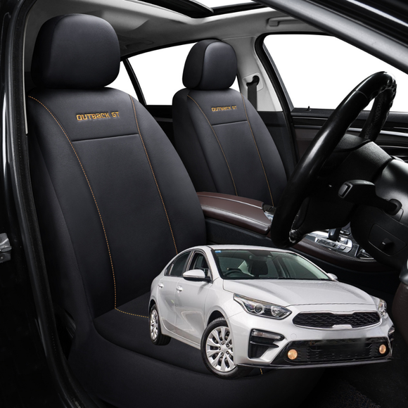 Car Front Seat Cover for Kia Cerato 2018 - Current (BD) - Black - 27 x 26 x 10 cm