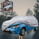 Silvershield Outdoor Car Cover for Kia Rio 2005 - 2011 (JB) L - Grey-1