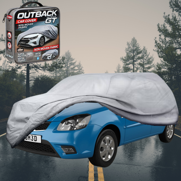 Silvershield Outdoor Car Cover for Kia Rio 2005 - 2011 (JB) L - Grey