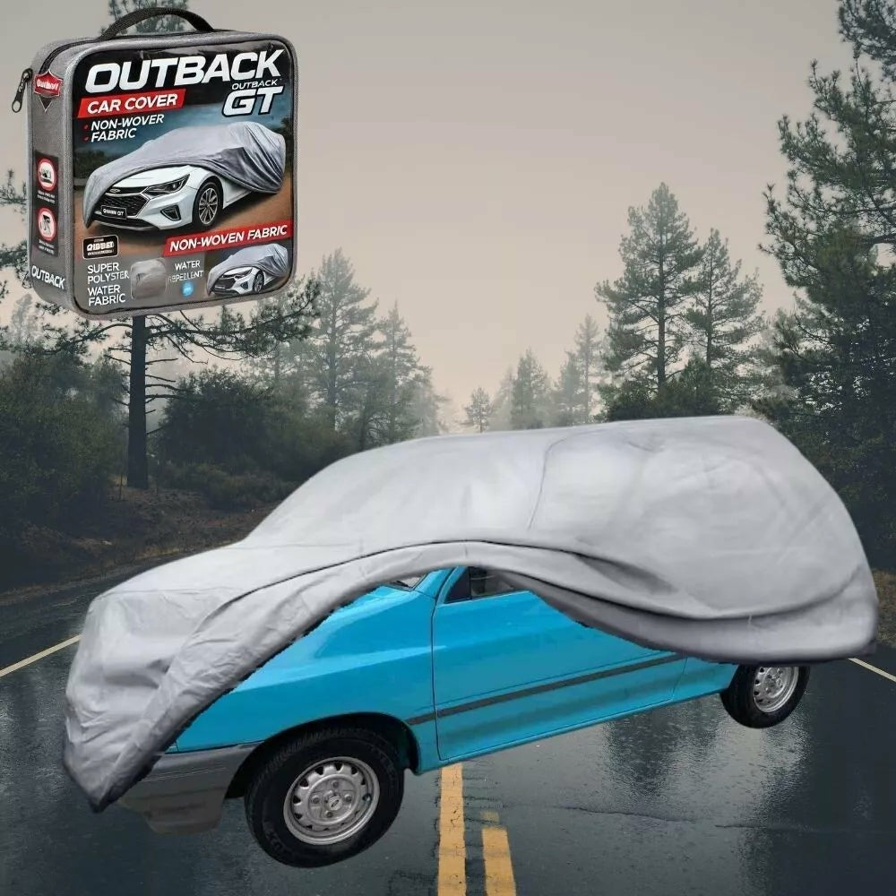 Silvershield Outdoor Car Cover for Ford Festiva 1993 - 2000 (WB-WD) L - Grey