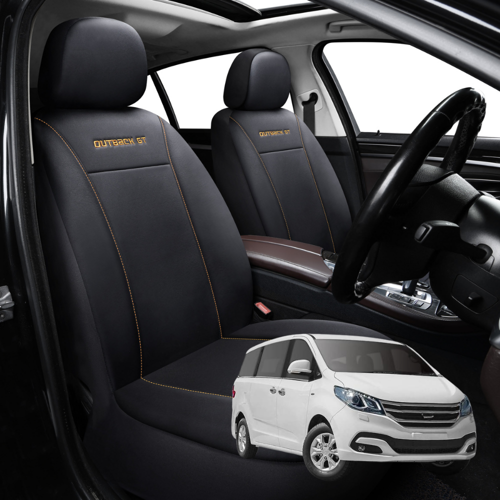 Car Front Seat Cover for LDV G10 People Mover 2015 - Current (7 seater) - Black - 27 x 26 x 10 cm