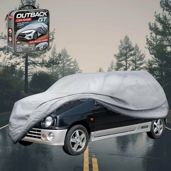 Silvershield Outdoor Car Cover for Suzuki Alto 1994 - 1998 (4th Gen HA11) L - Grey