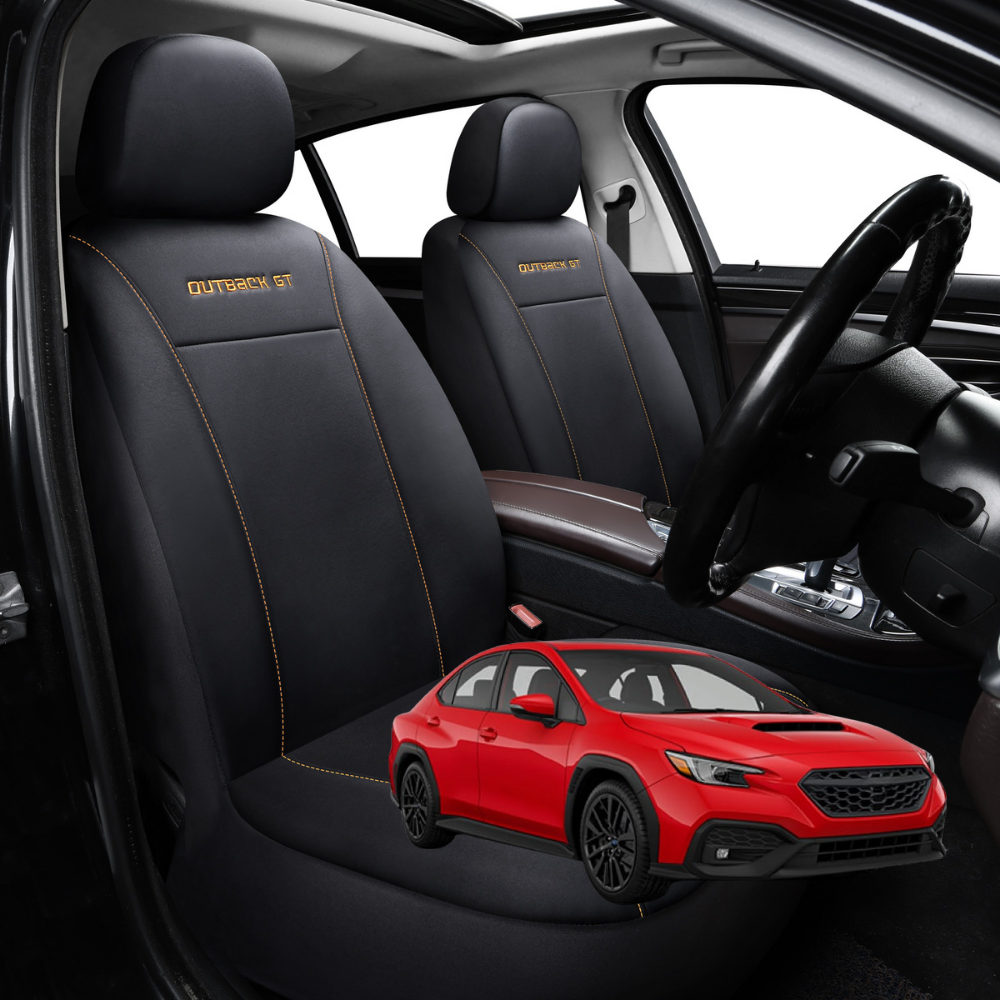 Car Front Seat Cover for Subaru WRX 2022 - Current Auto - Black