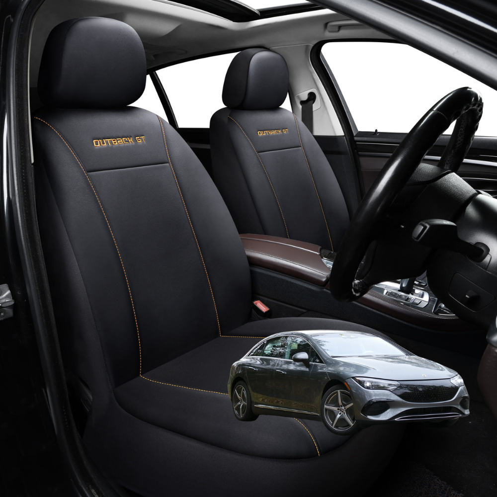Car Front Seat Cover for Mercedes-Benz EQE Sedan 2022 - Current  - Black
