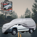 Silvershield Outdoor Car Cover for Holden Rodeo 2003 - 2008 (4-Door Crew Cab) XL - Grey-1