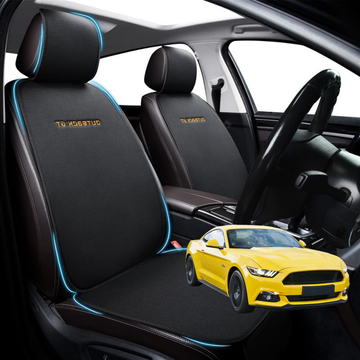 Car Front Sideless Seat Cushion for Ford Mustang 2015 - 2024 (S550) - Pressure Relief - 27 x 26 x 10 cm