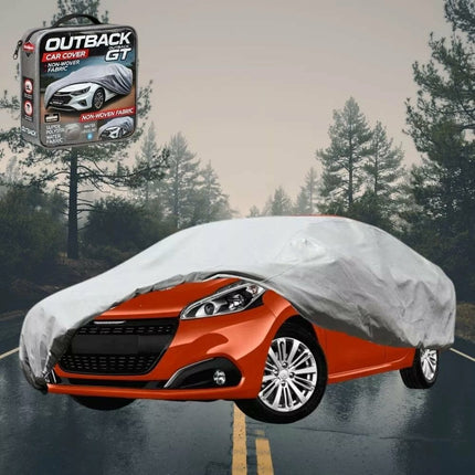 Silvershield Outdoor Car Cover for Peugeot 208 2012 - 2018 (A9) L - Grey