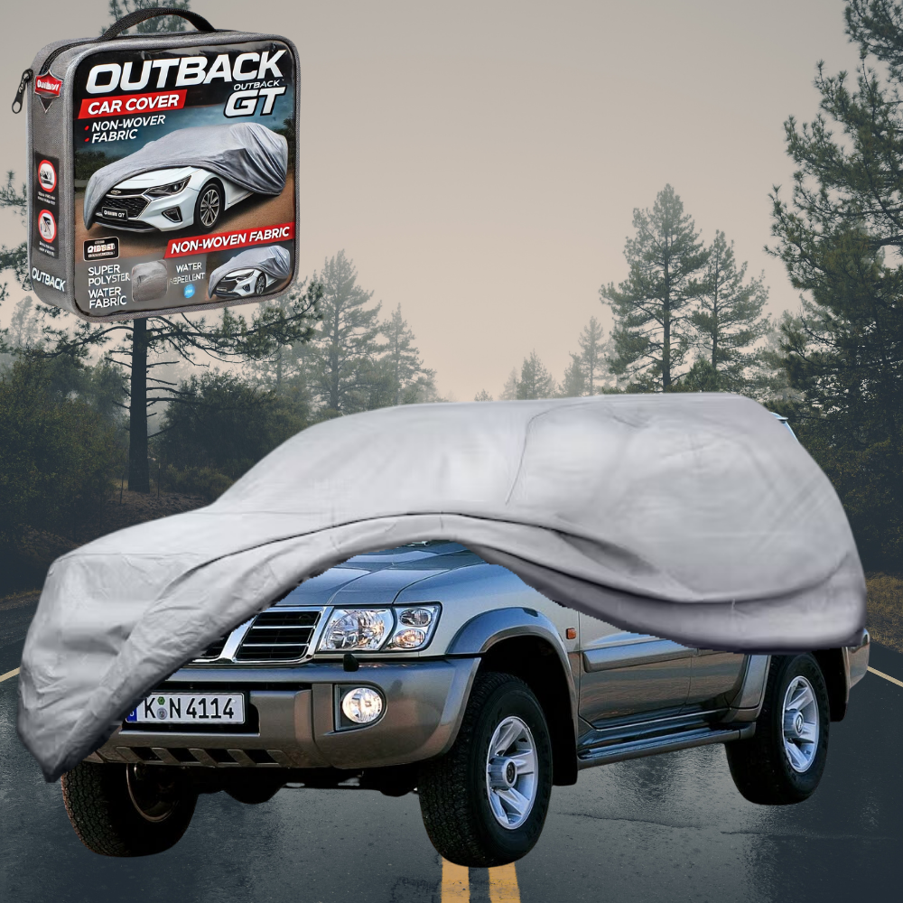 Silvershield Outdoor Car Cover for Nissan Patrol Y61 1997 - 2016 SUV (Y61/GU) LC - Grey