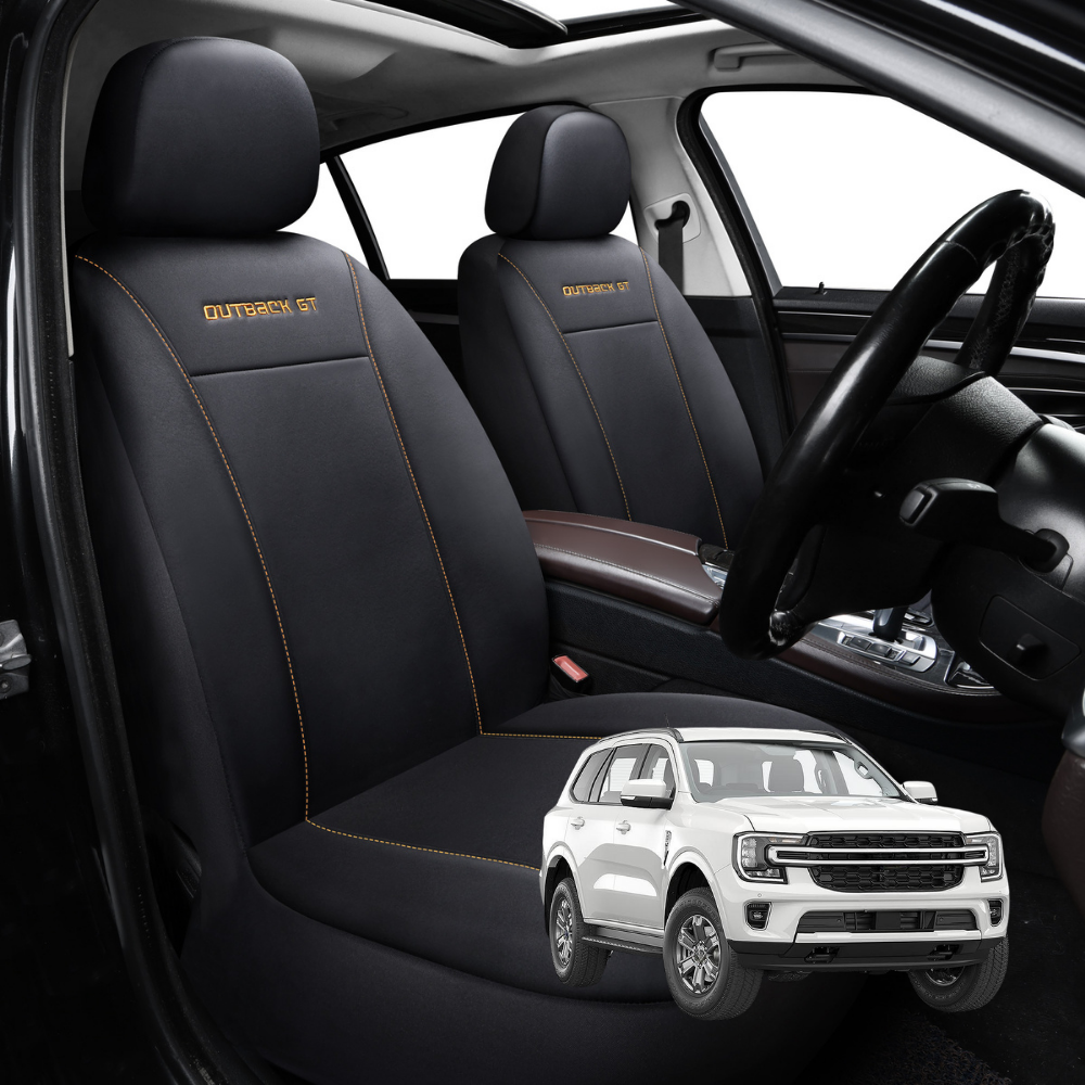 Car Front Seat Cover for Ford Everest 2022 - Current UA - Black