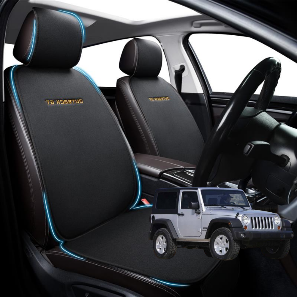 Car Front Seat Cushion Pad for Jeep Wrangler 2007 - 2018 Rubicon (JK) - Pressure Relief - 27 x 26 x 10 cm