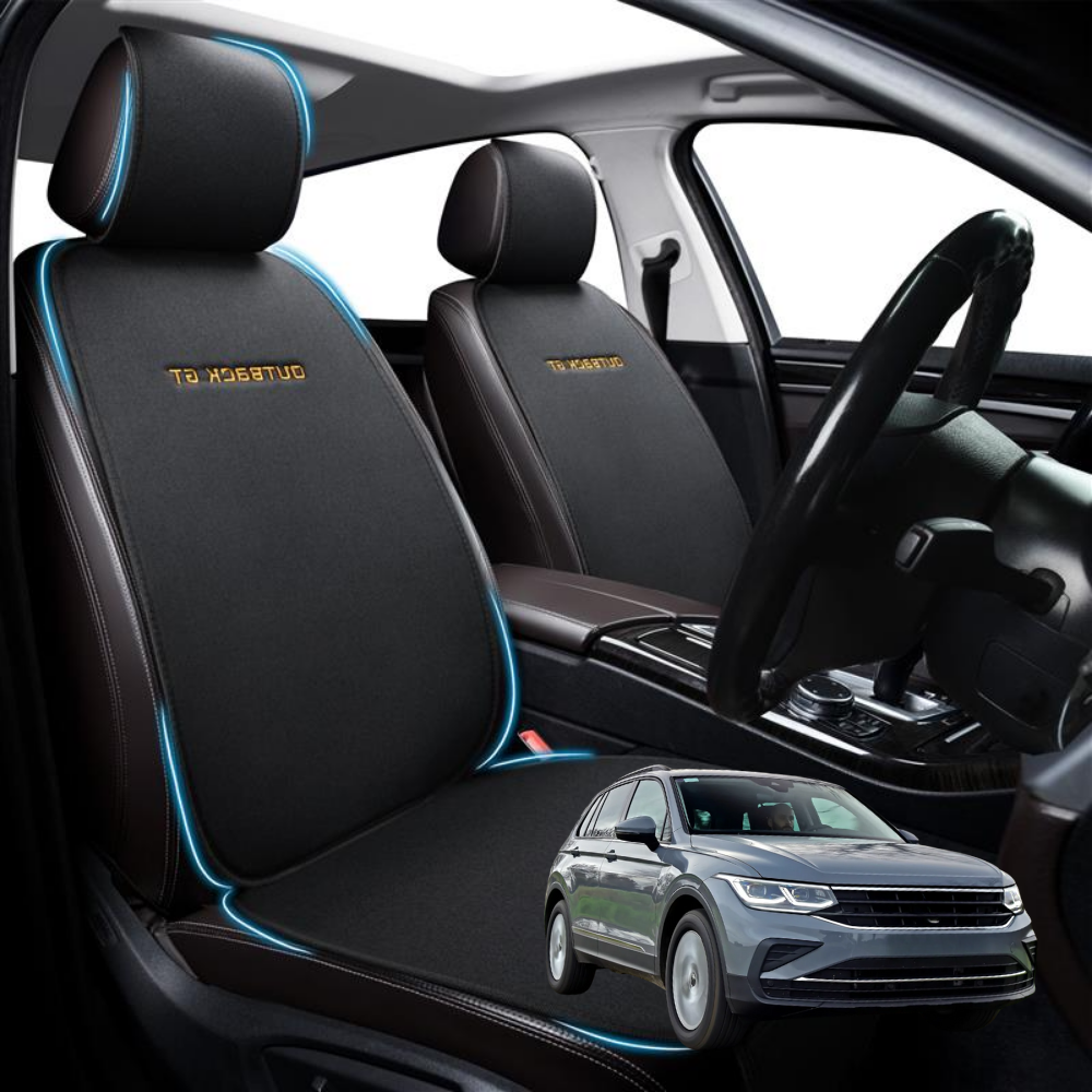 Car Front Seat Cushion Pad for VolksWagen Tiguan 2016 - 2023 (Life, Elegance, R, R-Line) - Pressure Relief