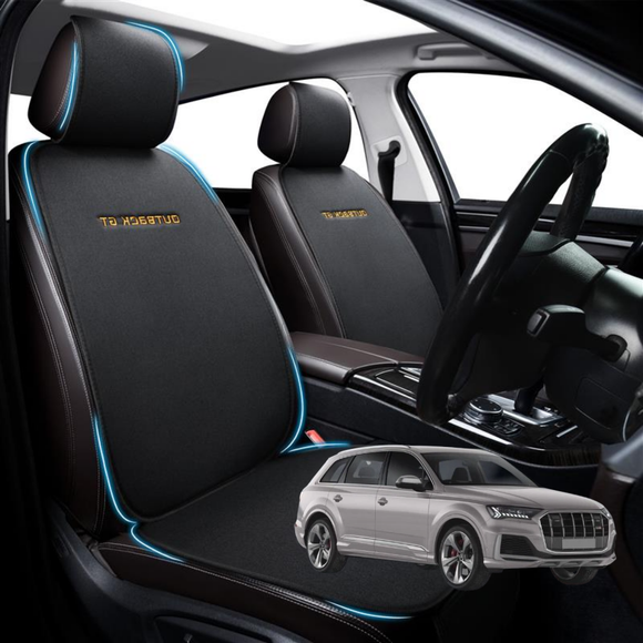 Car Front Seat Cushion Pad for Audi Q7 SQ7 2015 - Current 4M - Pressure Relief - 27 x 26 x 10 cm