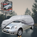 Silvershield Outdoor Car Cover for Toyota Yaris 1999 - 2005 (Echo, Platz, XP10/XP20) M - Grey-1