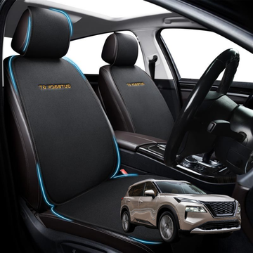Car Front Sideless Seat Cushion for Nissan X-TRAIL 2022 - Current (T33) - Pressure Relief - 27 x 26 x 10 cm