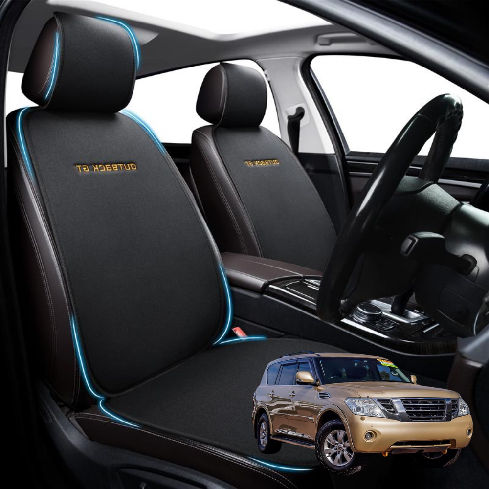 Car Front Seat Cushion Pad for Nissan Patrol Y62 2013 - Current (Y62) - Pressure Relief - 27 x 26 x 10 cm