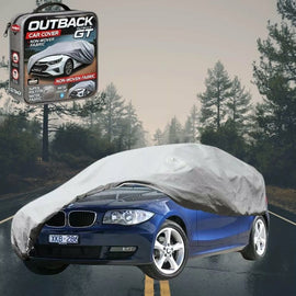 Silvershield Outdoor Car Cover for BMW 1 Series 3-Door 2004 - 2013 (E82 E88 E81 Coupe/Convertible) L - Grey