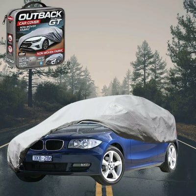 Silvershield Outdoor Car Cover for BMW 1 Series 3-Door 2004 - 2013 (E82 E88 E81 Coupe/Convertible) L - Grey