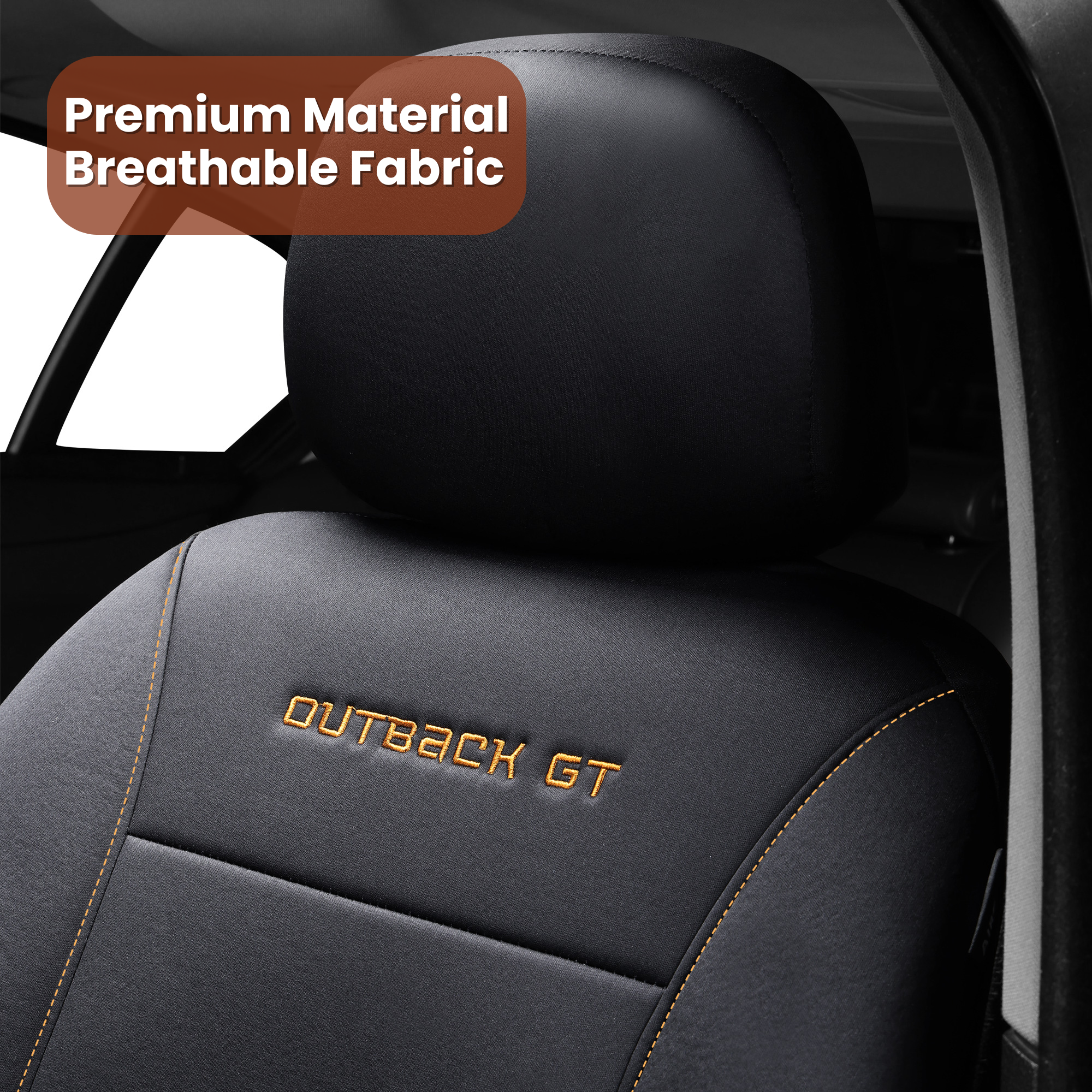 Car Seat Cover for Mazda CX-90 2024 - Current (KK) - Black - 0