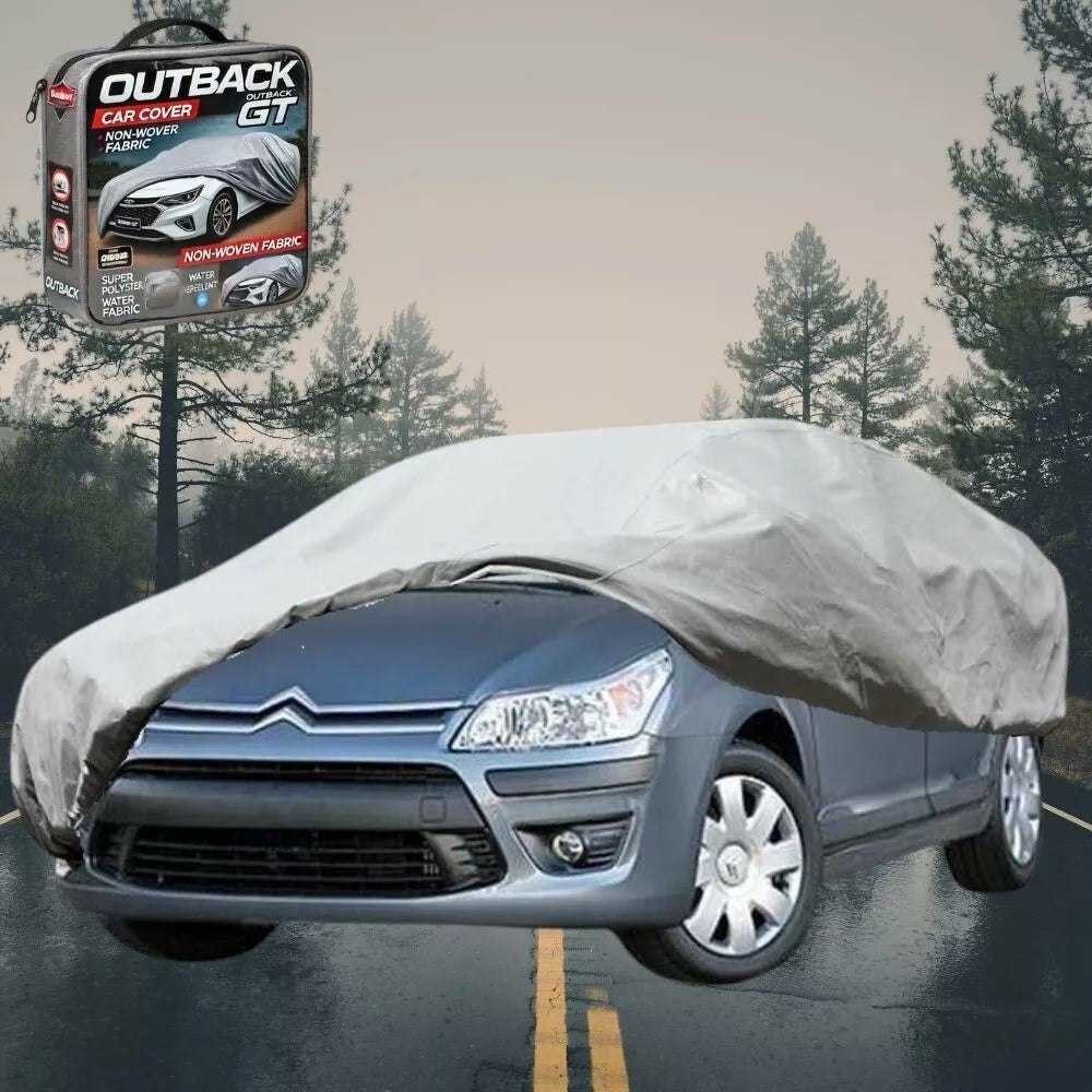 Silvershield Outdoor Car Cover for Citroen C4 2010 - 2020 B7 L - Grey