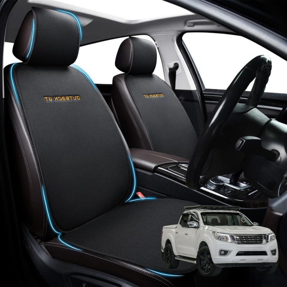 Car Front Seat Cushion Pad for Nissan Navara Dual Cab 2015 - Current (NP300/D23 STX with rear cupholder) - Pressure Relief