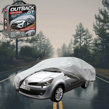 Silvershield Outdoor Car Cover for Renault Clio 2005 - 2011 (BR/CR/SB/SR) - L - Grey