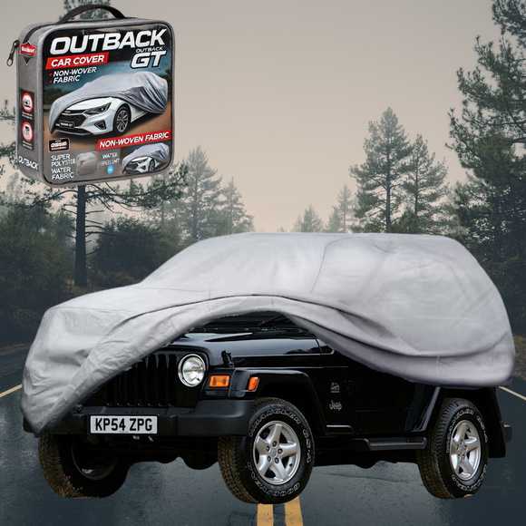 Silvershield Outdoor Car Cover for Jeep Wrangler 1996 - 2006 (TJ) LC - Grey