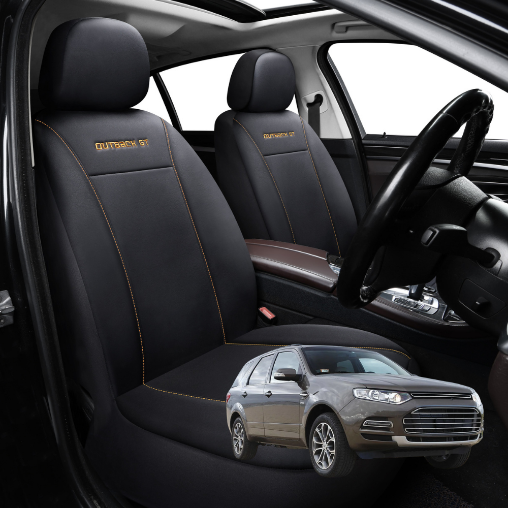 Car Front Seat Cover for Ford Territory 2011 - 2016 SZ - Black