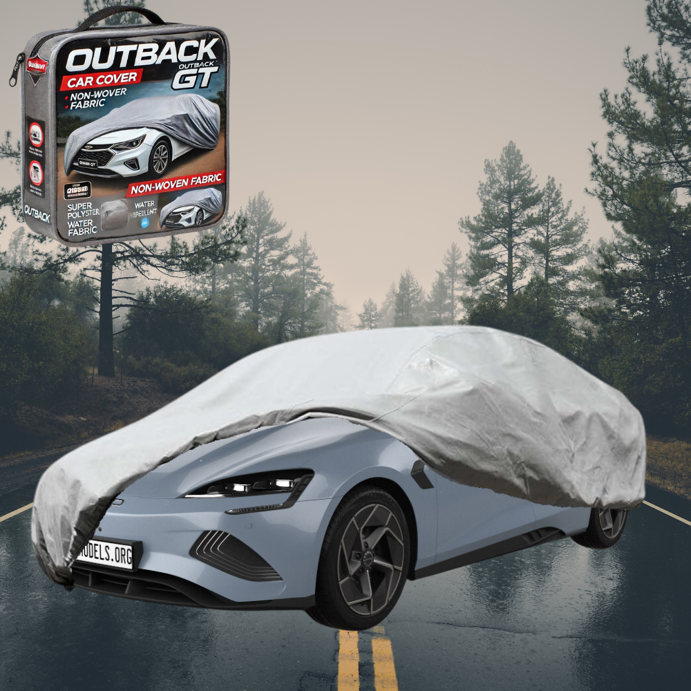 Silver Shield Outdoor Car Cover for BYD Seal 2024 - Current (RWD,AWD) L - Grey