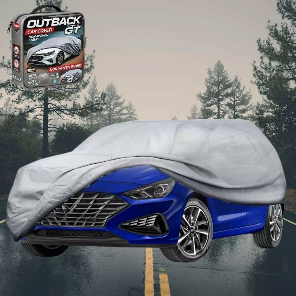 Silver Shield Outdoor Car Cover for Hyundai i30 2017 - 2021 (PD Hatch/Fastback) L - Grey