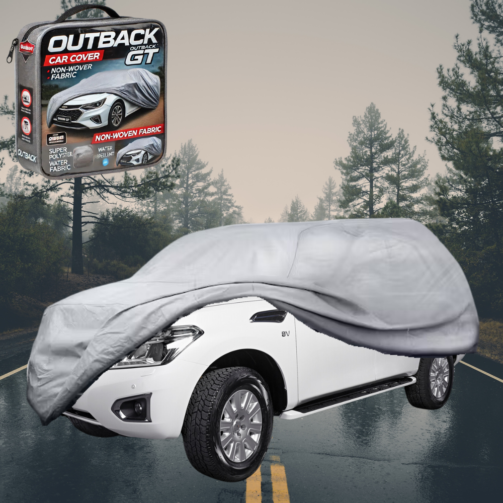 Silver Shield Outdoor Car Cover for Nissan Patrol Y62 2013 - Current (Y62) XL - Grey