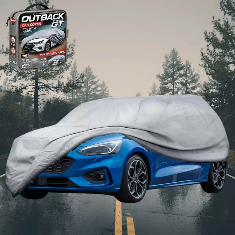 Silver Shield Outdoor Car Cover for Ford Focus 2019 - Current SA L - Grey