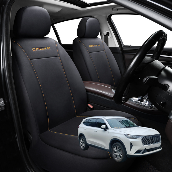 Car Front Seat Cover for GWM Haval H2 2014 - 2021 - Black - 27 x 26 x 10 cm