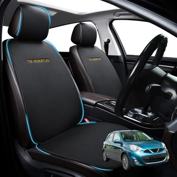 Car Front Sideless Seat Cushion for Nissan Micra 2010 - 2017 (K13) - Pressure Relief - 27 x 26 x 10 cm