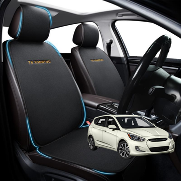 Car Front Sideless Seat Cushion for Hyundai Accent 2011 - 2018 (R8) - Pressure Relief - 27 x 26 x 10 cm